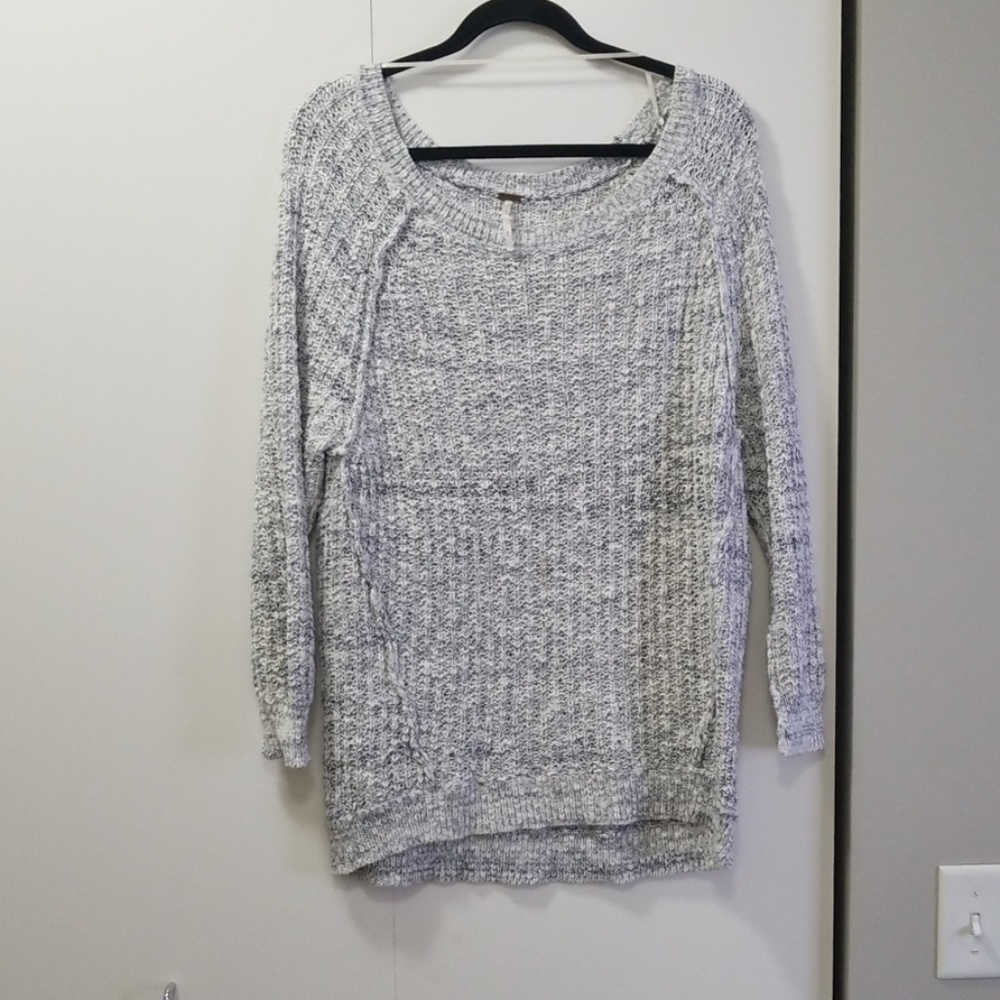 Free people long knit sweater